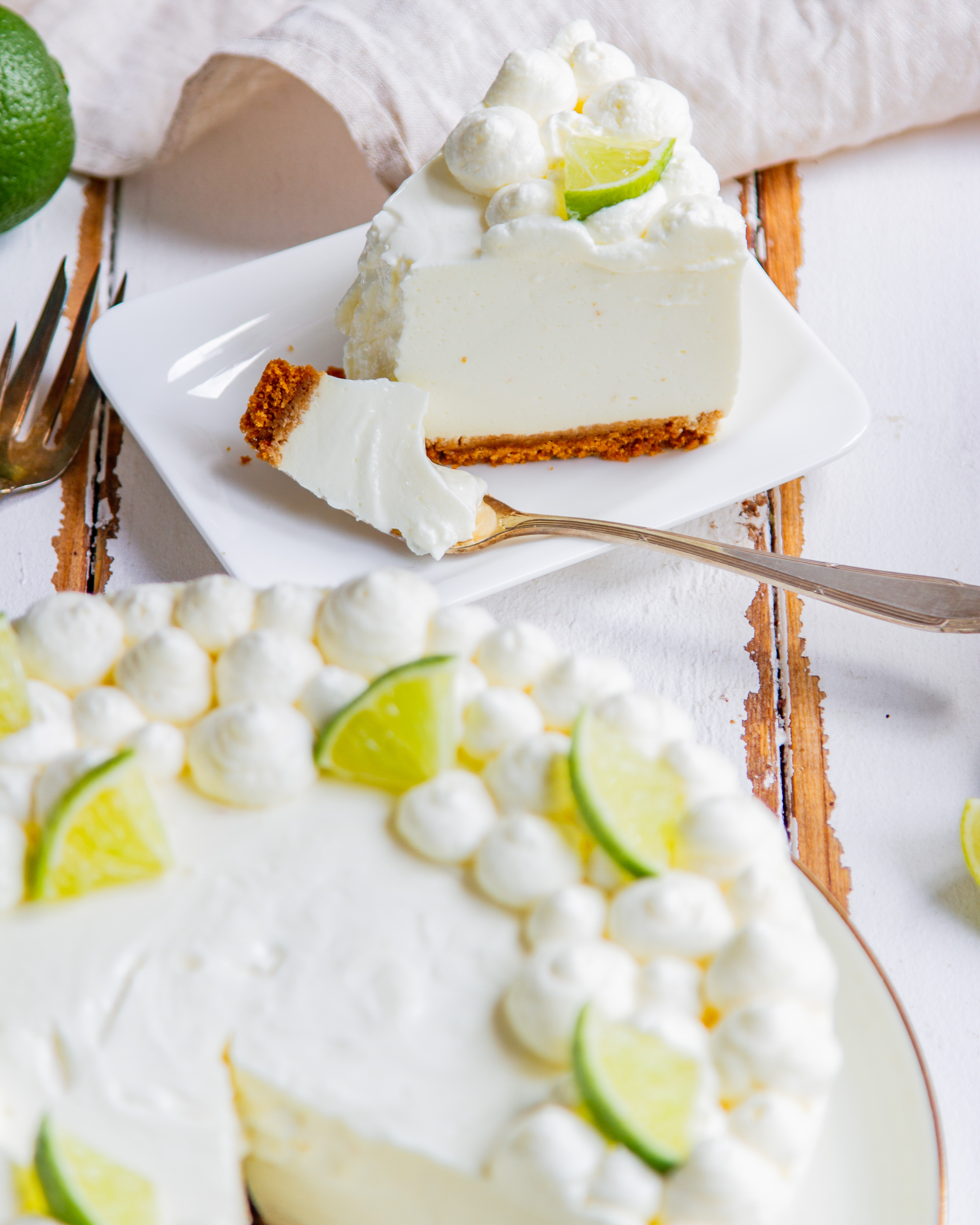 Sommerliche Limetten - Joghurt Torte - Tinas Küchenzauber